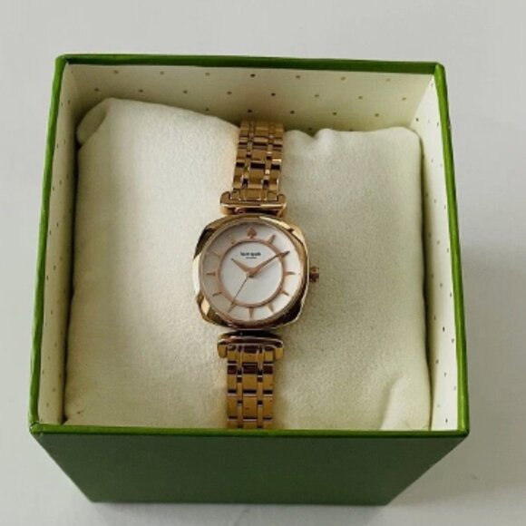 Kate Spade KSW1322 Women's Barrow Rose Gold Stainless Steel Watch NWT - Picture 3 of 6